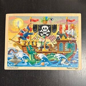 Melissa & Doug Colorful Pirate Ship Puzzle